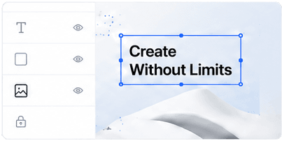 Lightclip layered photo and image editor interface