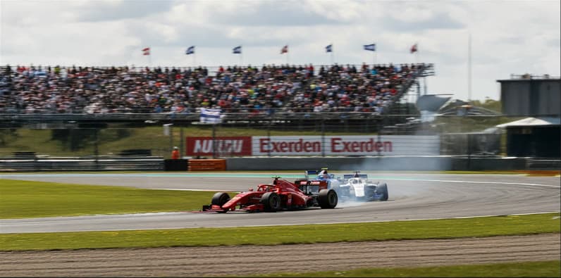 A live race broadcast